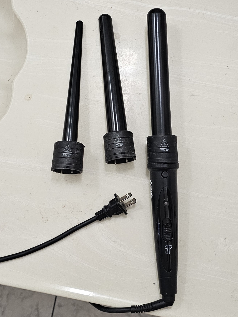 Zealite Interchangeable Barrel Curling Wand